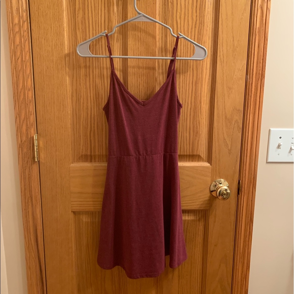 H&M Maroon Basics Dress